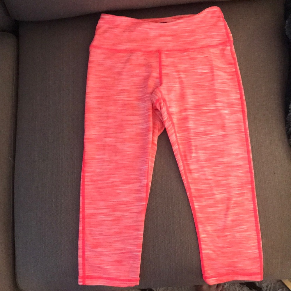 Zella Pink Striped Capri